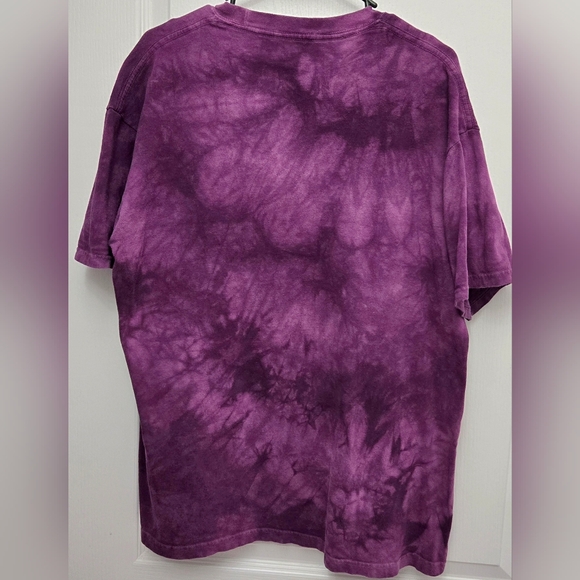 VINTAGE The Mountain T-Shirt XL Purple Cat Graphic Short Sleeve Y2K Unisex - Picture 4 of 4